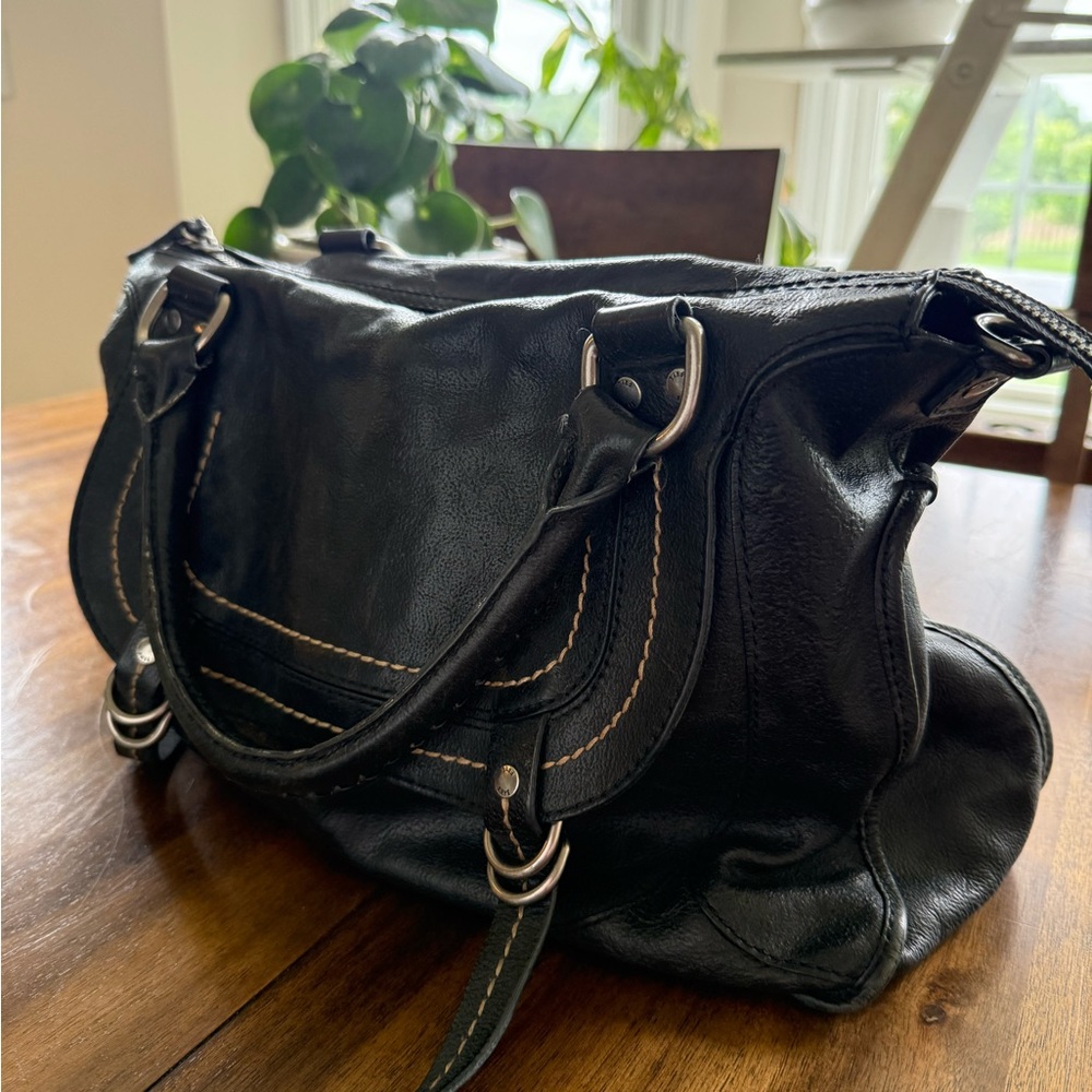 Frye Black Crossbody Bag with Adjustable Strap